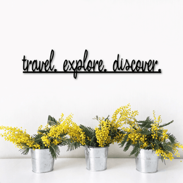 Travel Explore Discover Sign